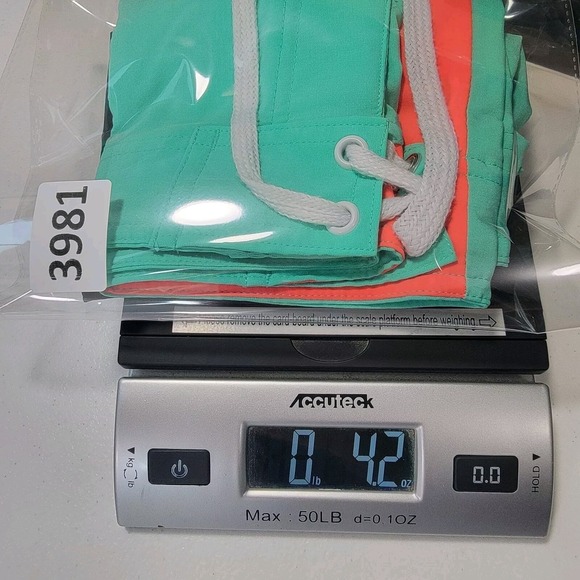 Vtg OP Ocean Pacific Swim Shorts Womens Junior 17 Neon Beach Retro Colorblock - Picture 13 of 13